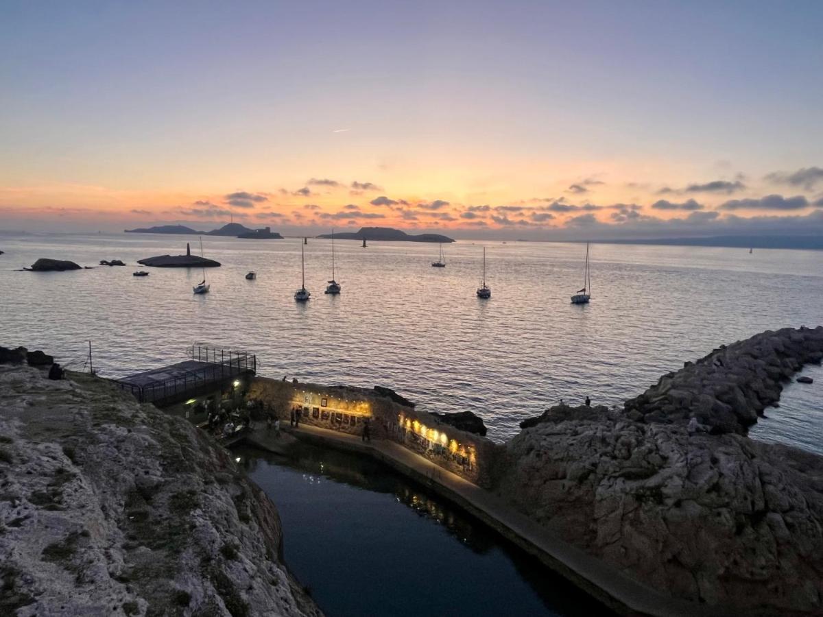 Appartement Sur La Corniche Kennedy Face A La Mer 马赛 外观 照片