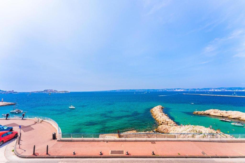 Appartement Sur La Corniche Kennedy Face A La Mer 马赛 外观 照片