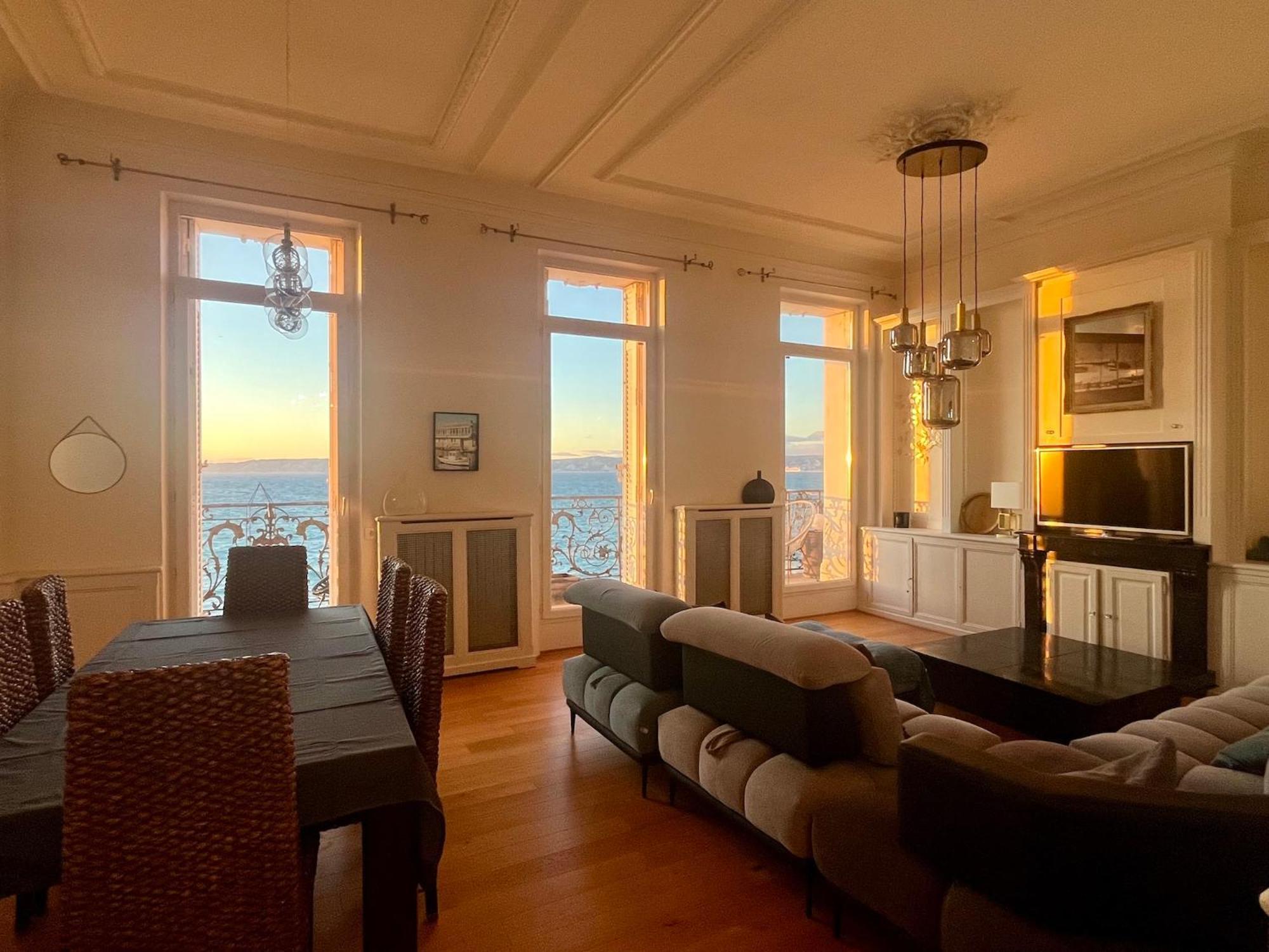 Appartement Sur La Corniche Kennedy Face A La Mer 马赛 外观 照片