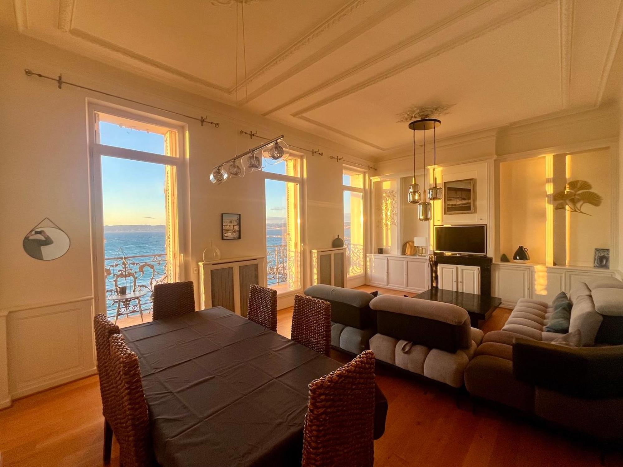 Appartement Sur La Corniche Kennedy Face A La Mer 马赛 外观 照片